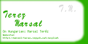 terez marsal business card